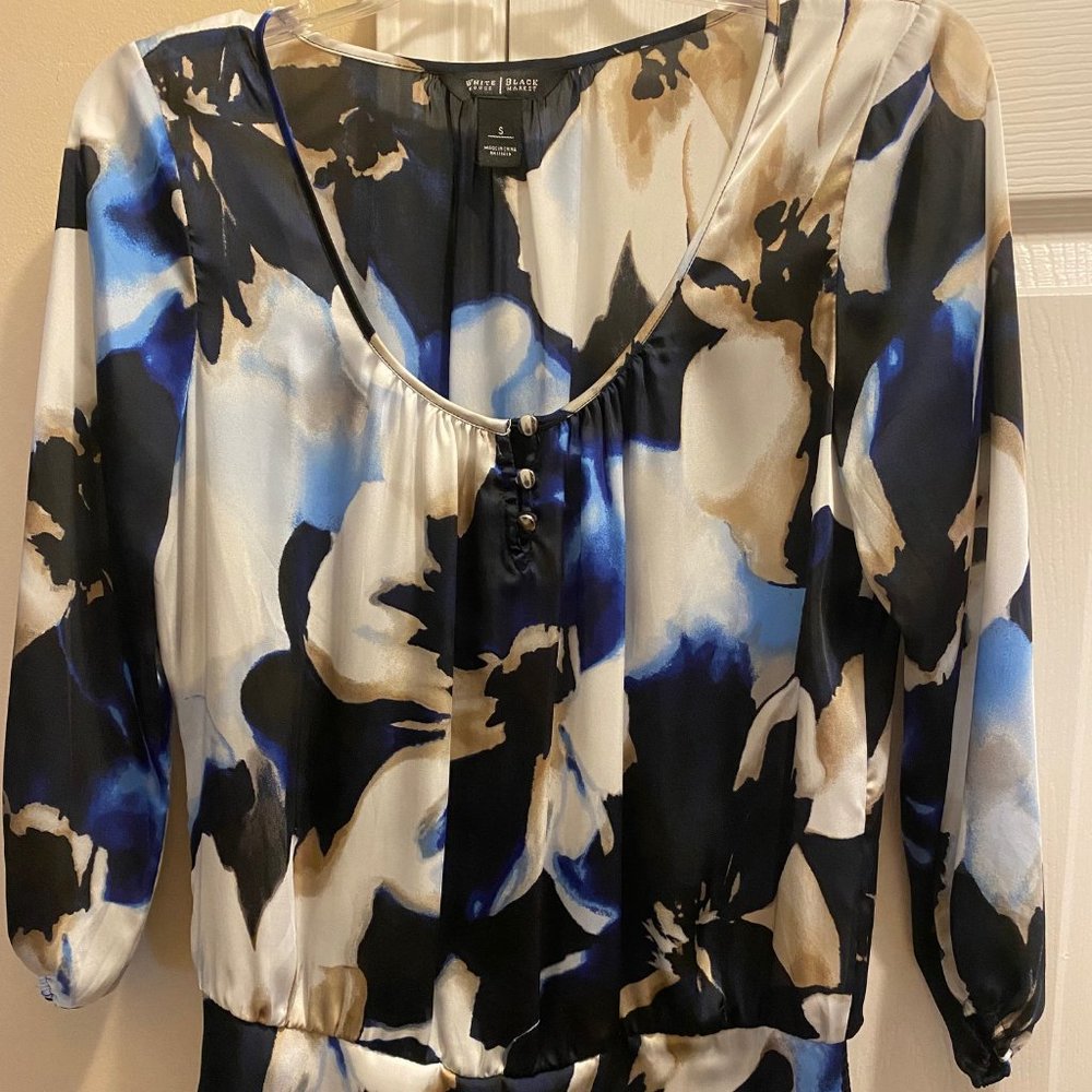 WHBM Floral Top